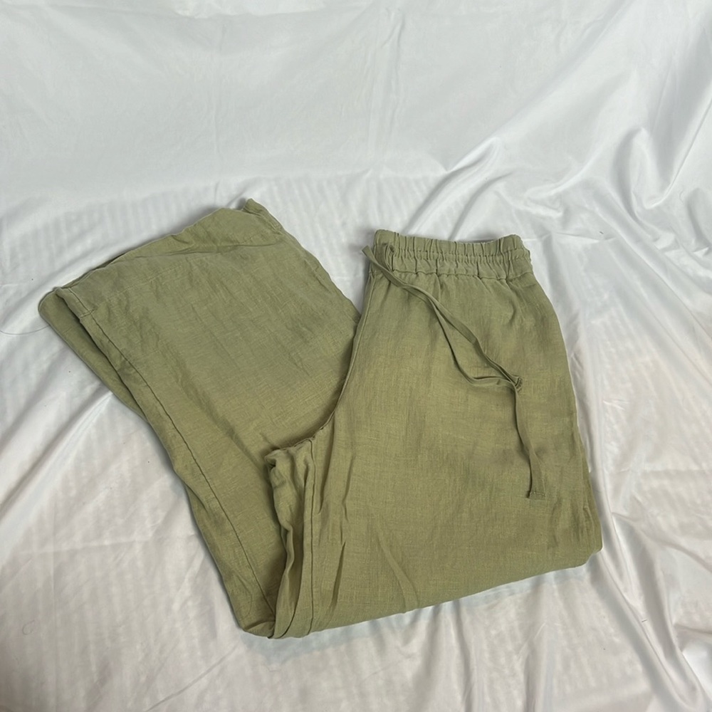 JCrew Wide Leg Linen Pants **Small Tall**